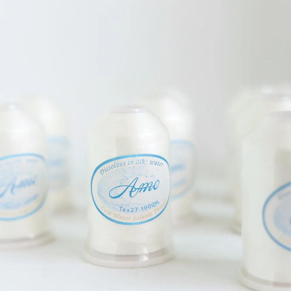 1pcs 1000m long Raw White Water soluble sewing thread 20C Wash Away Vanish Extra Quilting Basting THread 40S/2
1pcs 1000m long Raw White Water soluble sewing thread 20C Wash Away Vanish Extra Quilting Basting THread 40S/2