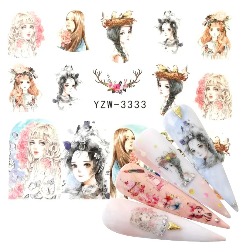 2022 New Arrival Nail Art Flower Fairy Flower Water Design Tattoos Nail Sticker Decals for Beauty Manicure Tools
2022 New Arrival Nail Art Flower Fairy Flower Water Design Tattoos Nail Sticker Decals for Beauty Manicure Tools