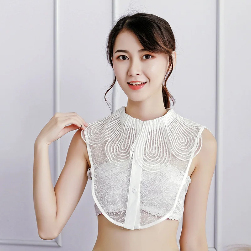 Women Chiffon Fake Collar Ladies Shirt Fake False Doll Collar for Women Summer Detachable Collar Blouse Lace Lapel Faux Collar
Women Chiffon Fake Collar Ladies Shirt Fake False Doll Collar for Women Summer Detachable Collar Blouse Lace Lapel Faux Collar