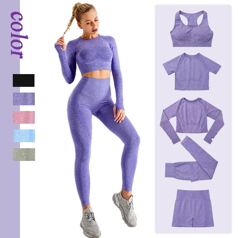 Women's Yoga Suit High Waist Fitness Suit Seamless Leggings Shorts Top Sports Bra Yoga Suit Free Combination Gym Set Women 
Women's Yoga Suit High Waist Fitness Suit Seamless Leggings Shorts Top Sports Bra Yoga Suit Free Combination Gym Set Women