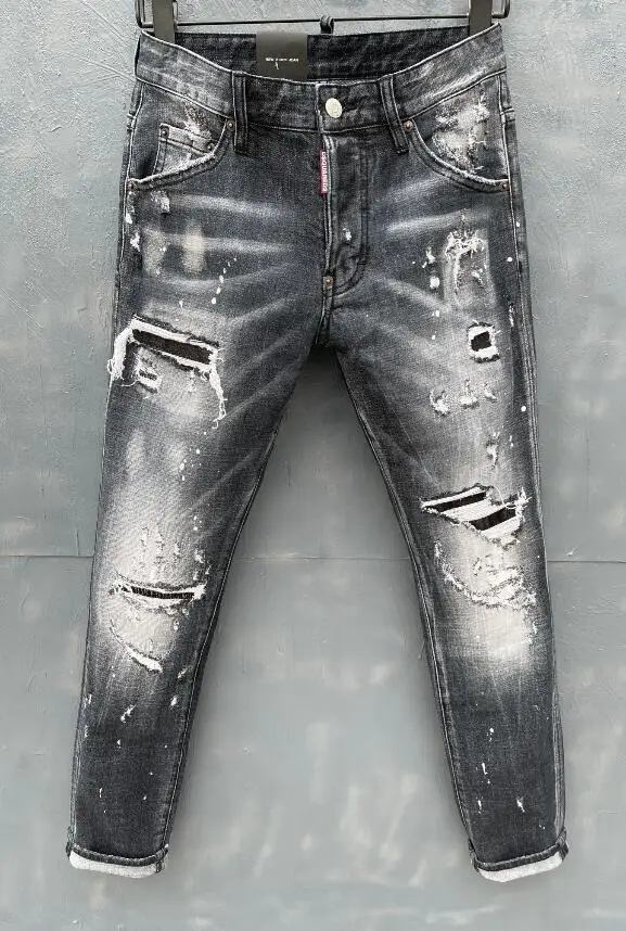 DSQUARED2-jeans, men and women 2021 fashion hole denim series, street costume DSQ051-1
DSQUARED2-jeans, men and women 2021 fashion hole denim series, street costume DSQ051-1
