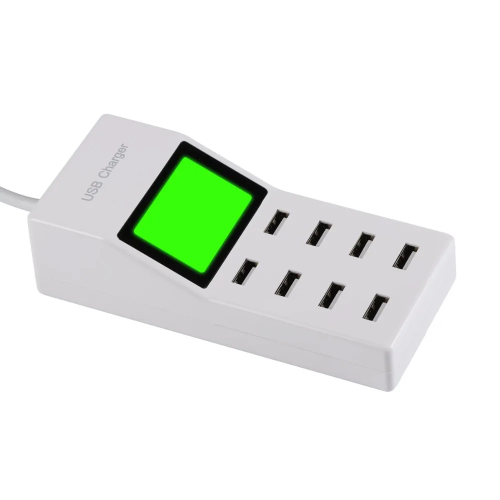 Сетевое зарядное устройство с 8 USB-портами и поддержкой быстрой зарядки |