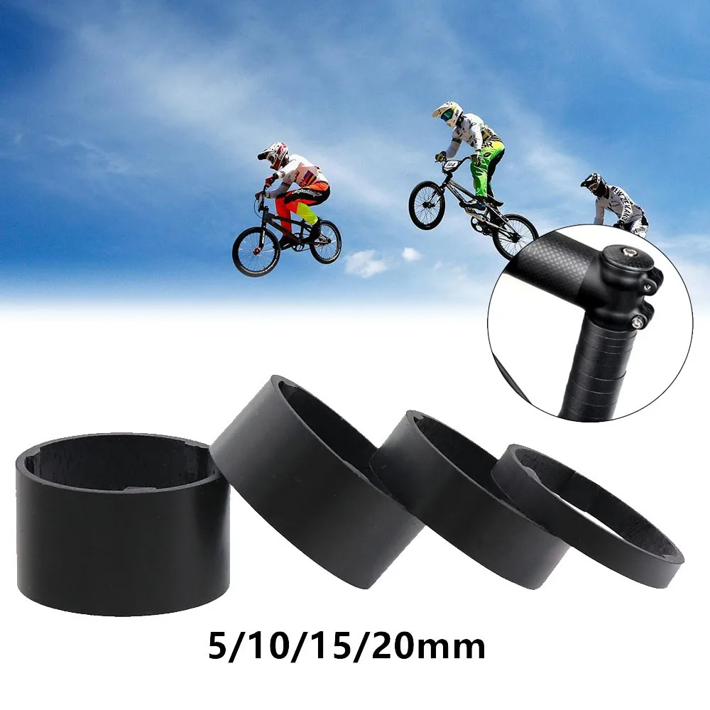 4Pcs Bike Headset Spacers Bicycle Washer Rod Spacer Carbon Bicycle Earphone Washer Raised Handle For 1-1/8" (28.6mm) Stem
4Pcs Bike Headset Spacers Bicycle Washer Rod Spacer Carbon Bicycle Earphone Washer Raised Handle For 1-1/8" (28.6mm) Stem