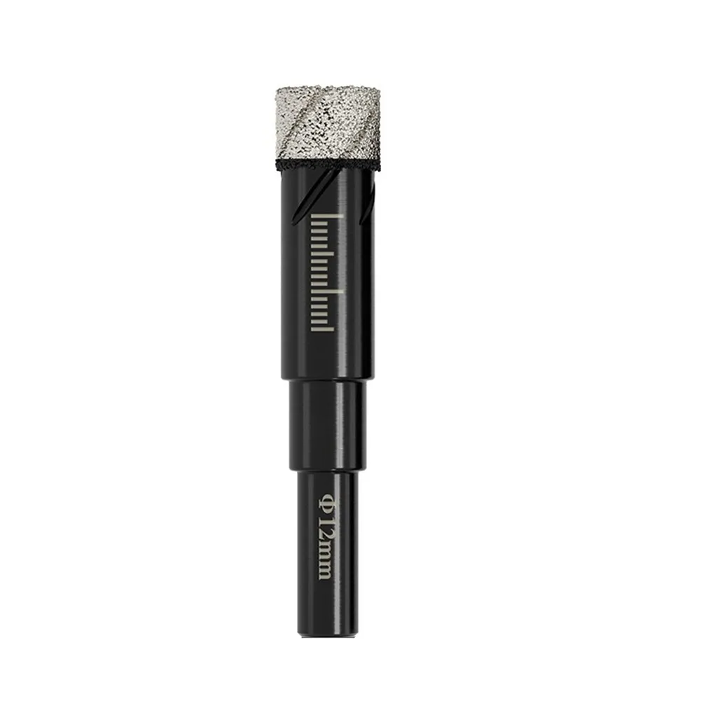 6/8/10/12mm Diamond Dry Drill 65mm Length Bit Black Hole Saw Cut For Cutting Porcelain Tile Ceramic Marble Slate Glass
6/8/10/12mm Diamond Dry Drill 65mm Length Bit Black Hole Saw Cut For Cutting Porcelain Tile Ceramic Marble Slate Glass