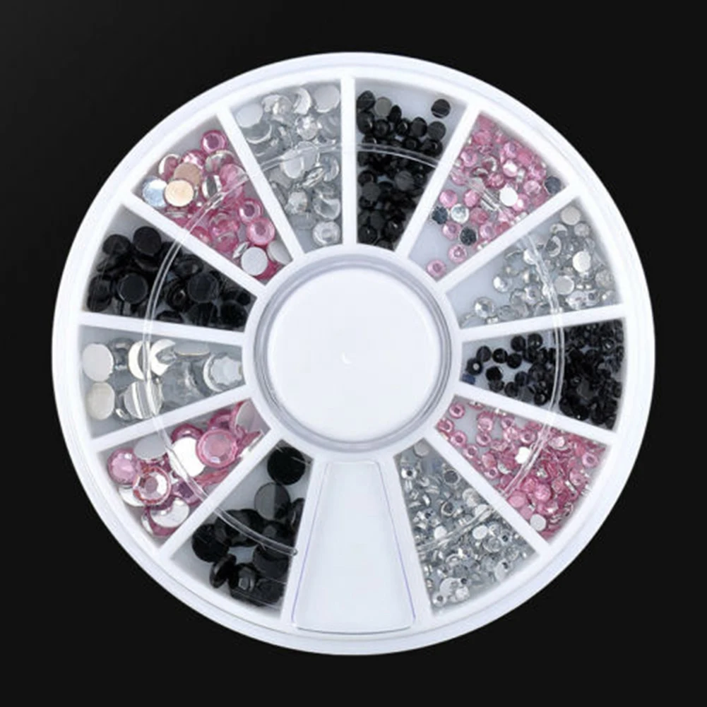 Hot 13 Grid Wheel Mixed 3D Nail Art Tips Glitter Rhinestone DIY Manicure Decoration
Hot 13 Grid Wheel Mixed 3D Nail Art Tips Glitter Rhinestone DIY Manicure Decoration