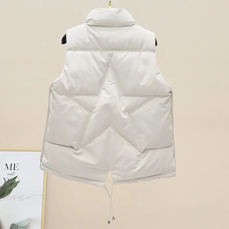 Women's Down Cotton Waistcoat Sleeveless Ladies Cotton Padded Pullover Tops Female Outerwear Vest Coat Women Short Vest
Women's Down Cotton Waistcoat Sleeveless Ladies Cotton Padded Pullover Tops Female Outerwear Vest Coat Women Short Vest