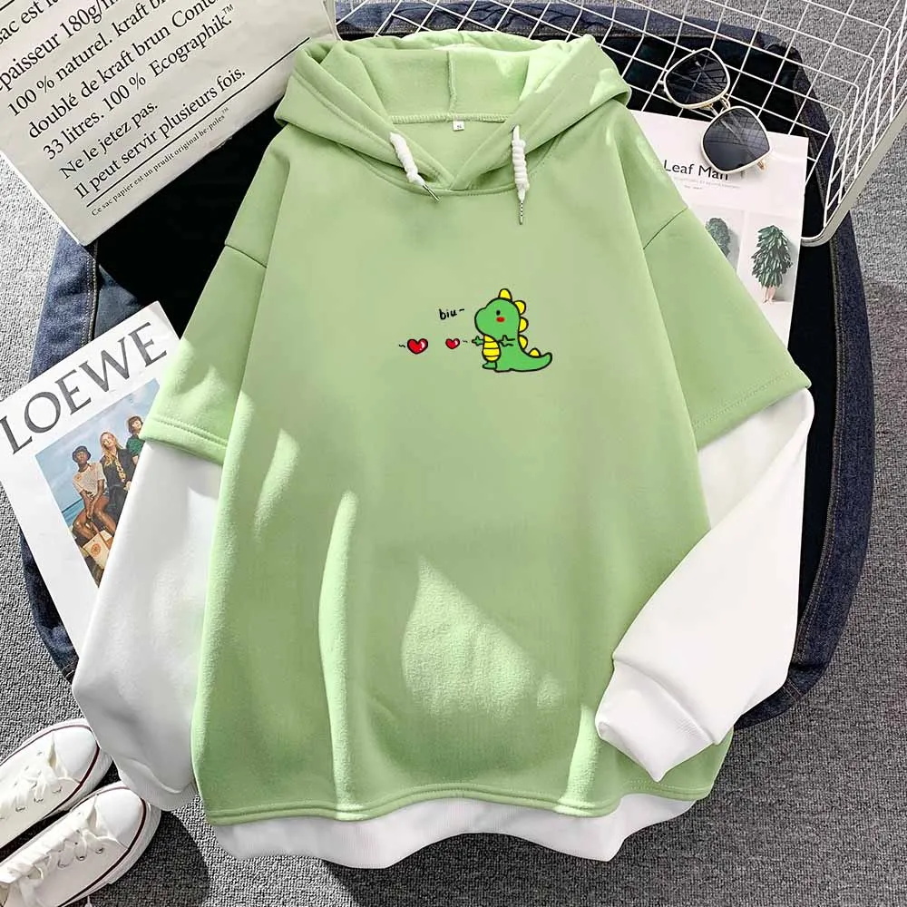 Green Cartoon Dinosaur Print Kawaii Hoodies for Girls Oversized Sweatshirt Women Autumn Winter Fashion Casual Long Sleeve
Green Cartoon Dinosaur Print Kawaii Hoodies for Girls Oversized Sweatshirt Women Autumn Winter Fashion Casual Long Sleeve