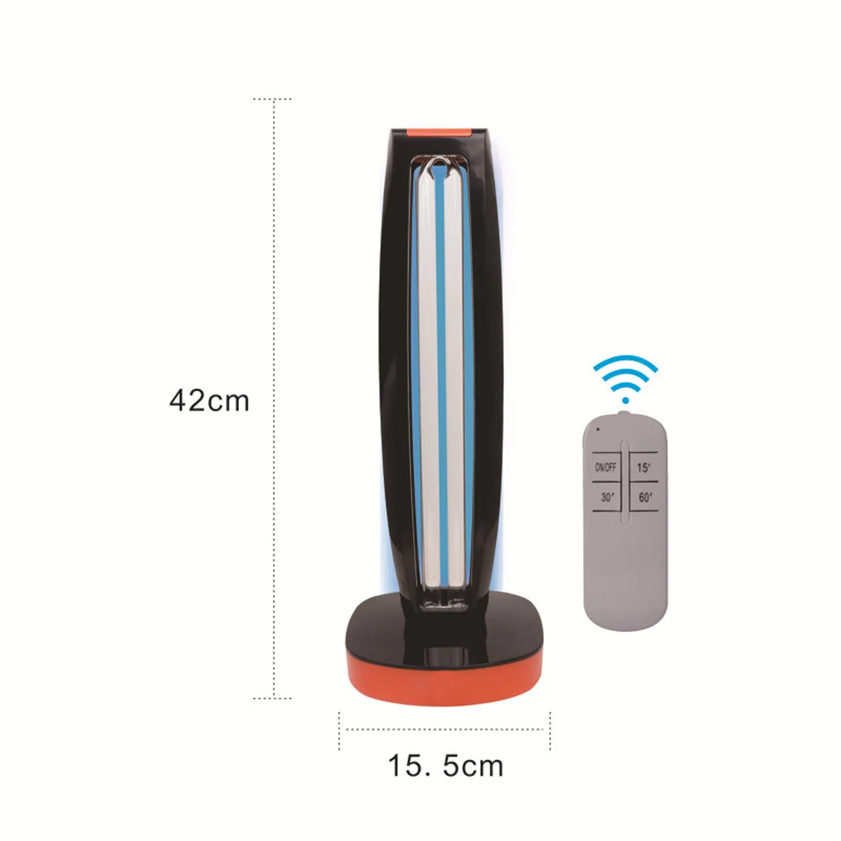 38W 110V/220V Wireless RC UV Germicidal Light Ultraviolet Lamp UVC Sterilizer Kill Mite Disinfection Lamp Removal Rate 99.99%
38W 110V/220V Wireless RC UV Germicidal Light Ultraviolet Lamp UVC Sterilizer Kill Mite Disinfection Lamp Removal Rate 99.99%
