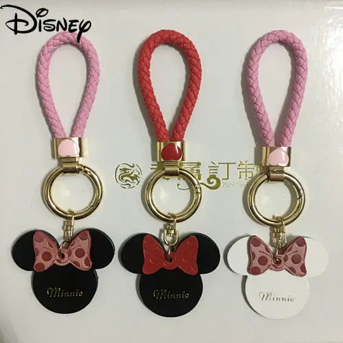 Disney Keychain New Cute PU Mickey Minnie Car Keychain Ring Jewelry Creative Gift Bag Ornaments
Disney Keychain New Cute PU Mickey Minnie Car Keychain Ring Jewelry Creative Gift Bag Ornaments
