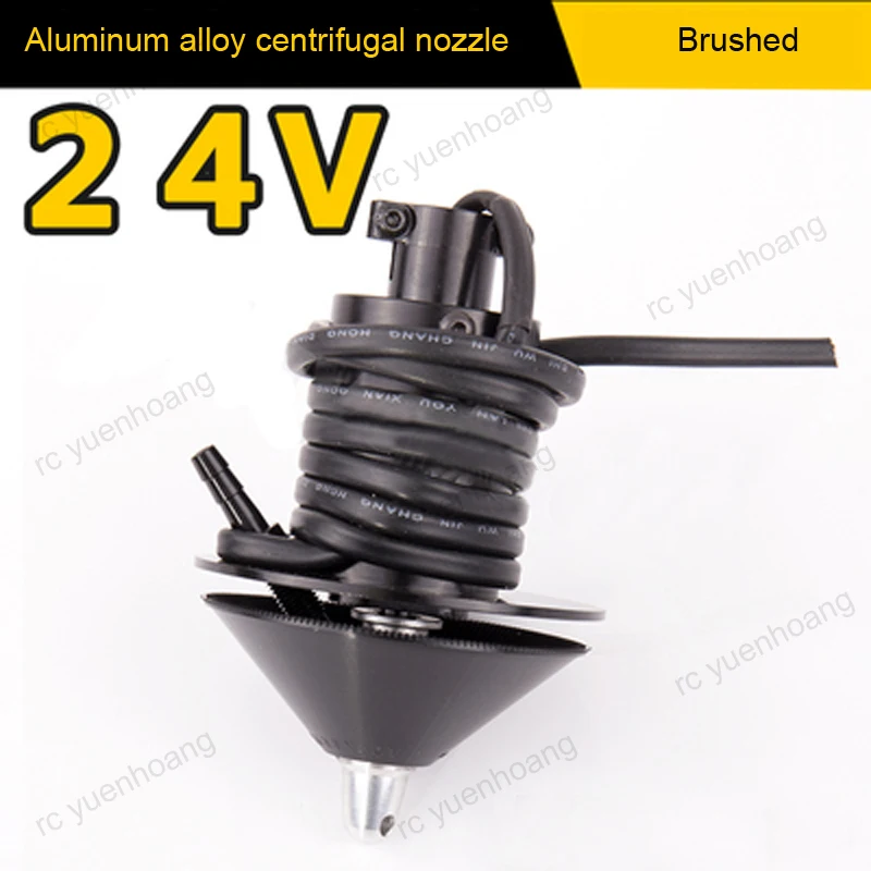 1PC Aluminum Alloy Brushed/Brushless Electronic Centrifugal Nozzle 12V 24V Atomized Particle Sprayer for RC Agriculture UAV
1PC Aluminum Alloy Brushed/Brushless Electronic Centrifugal Nozzle 12V 24V Atomized Particle Sprayer for RC Agriculture UAV