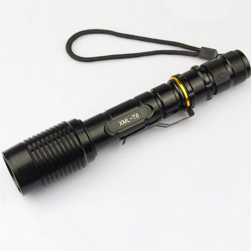 Dropship telescopic zoom home outdoor camping patrol T6 glare IP65 waterproof level rattlesnake LED charging military flashlight | Лампы и