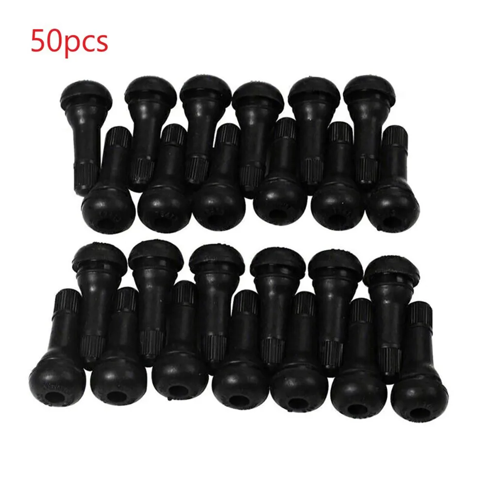 50pcs Car Spikes TR413 Tire Wheels Spare Parts Short Rubber Tubeless Black Snap-In Tyre Tire Valve Stems Exterior Accessories
50pcs Car Spikes TR413 Tire Wheels Spare Parts Short Rubber Tubeless Black Snap-In Tyre Tire Valve Stems Exterior Accessories
