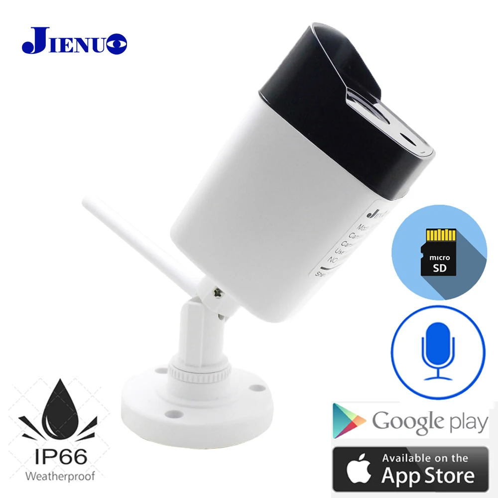 JIENUO аудио Wifi камера Ip 720P 960P 1080P HD наружный водонепроницаемый беспроводной Cctv безопасности дома IPCam инфракрасное слежение Ip Cam
JIENUO аудио Wifi камера Ip 720P 960P 1080P HD наружный водонепроницаемый беспроводной Cctv безопасности дома IPCam инфракрасное слежение Ip Cam