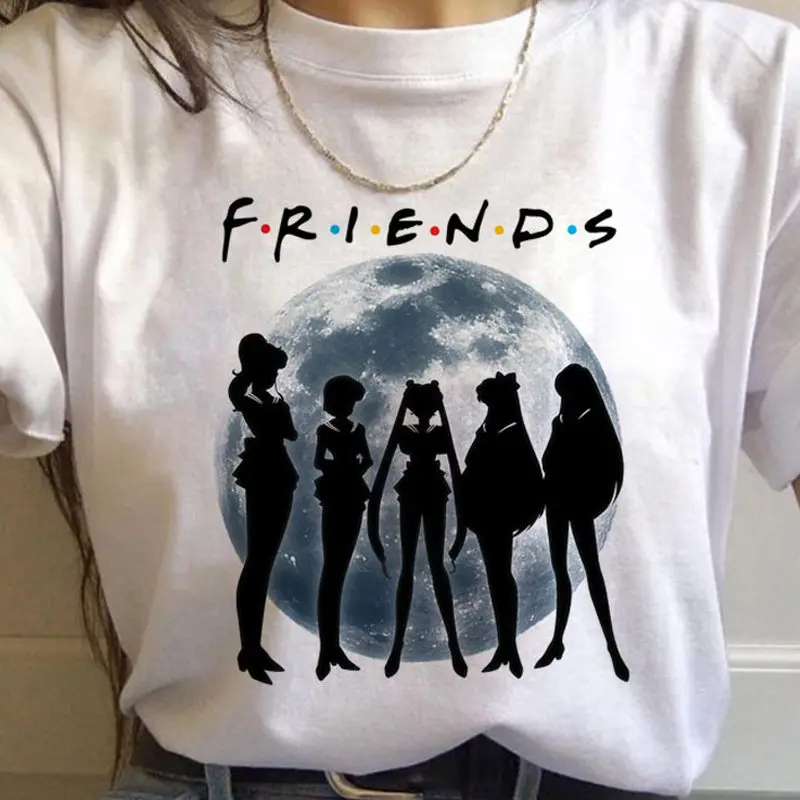 WK Tshirt Fashion Graphic Summer Top Tee Female Sailor Moon Harajuku Kawaii Anime T Shirt Women Funny Cartoon T-shirt Female
WK Tshirt Fashion Graphic Summer Top Tee Female Sailor Moon Harajuku Kawaii Anime T Shirt Women Funny Cartoon T-shirt Female