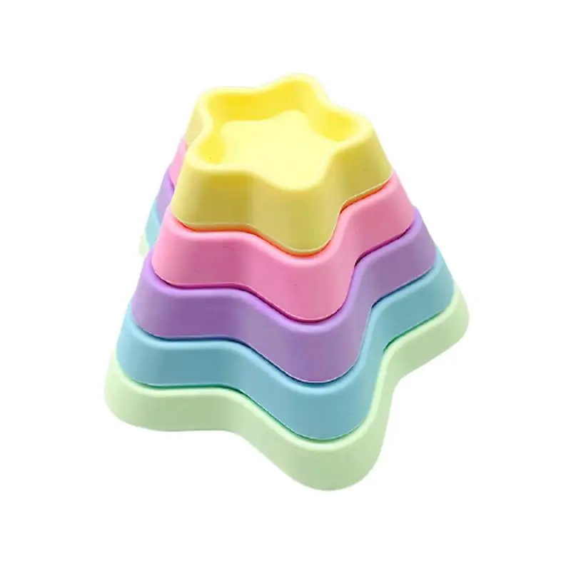 Silicone Soft Building Blocks for Kids Rainbow Color Stacking Blocks Star Shape Construction Toy Montessori Color Perception
Silicone Soft Building Blocks for Kids Rainbow Color Stacking Blocks Star Shape Construction Toy Montessori Color Perception