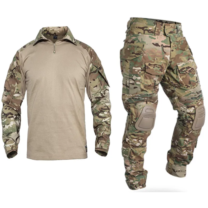 

Tactical Multicam Ghillie suit winter hunting clothes Gen3 Combat Uniform paintball Airsoft Tactical BDU MC Camo