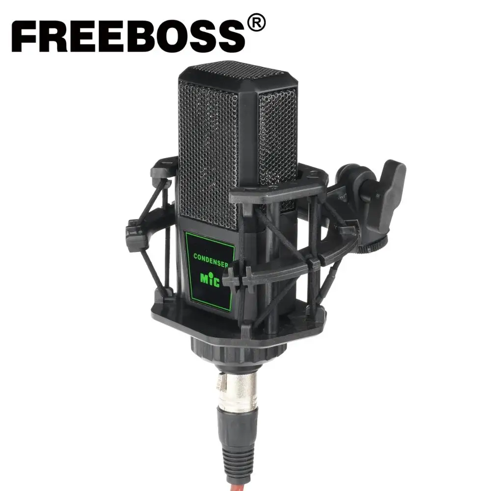FREEBOSS CM-12 48 В фантомное питание трансляция Поющая студия запись хор чат вокал металлический профессиональный конденсаторный микрофон
FREEBOSS CM-12 48 В фантомное питание трансляция Поющая студия запись хор чат вокал металлический профессиональный конденсаторный микрофон