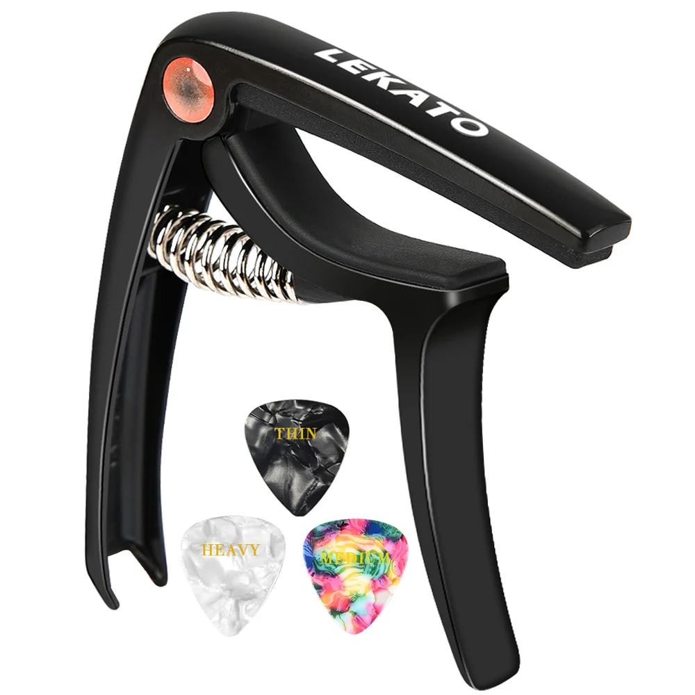 LEKATO 1 pcs Guitar Capo Clamp guitar capo Key Guitar Guitar Effect Pedal tuning for Acoustic Classic Electric Guitar Mandolin
LEKATO 1 pcs Guitar Capo Clamp guitar capo Key Guitar Guitar Effect Pedal tuning for Acoustic Classic Electric Guitar Mandolin