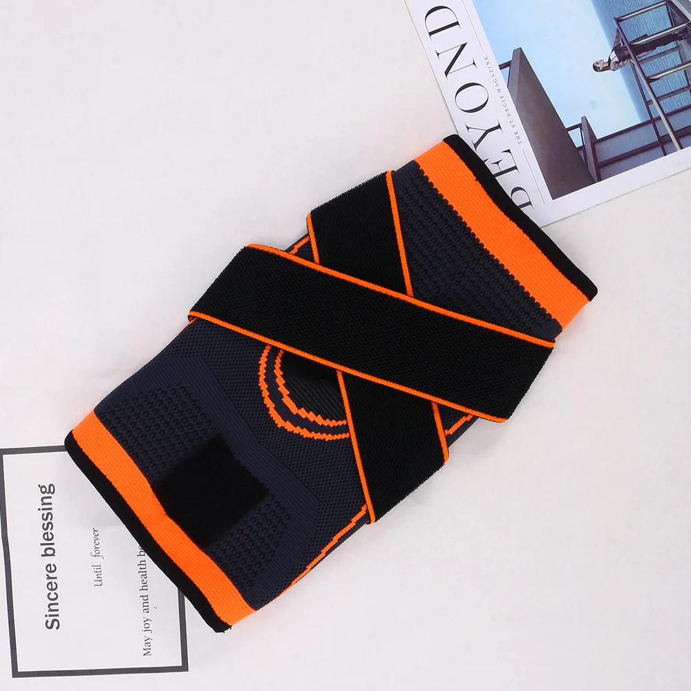 Knee Sleeve with Adjustable Strap for Pain Relief Knee Support Running Basketball or Other Exercises - Size (Orang
Knee Sleeve with Adjustable Strap for Pain Relief Knee Support Running Basketball or Other Exercises - Size (Orang