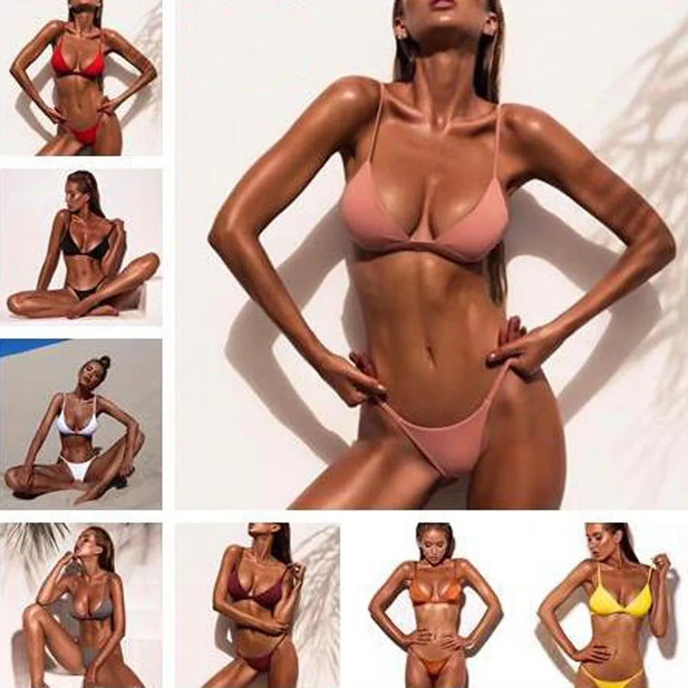 Sexy Women's Bikinis 2020 Swimsuit Bikini Women Push-up Padded Bra Beach Bikini Set Swimsuit Swimwear Swimsuit Women's Beach
Sexy Women's Bikinis 2020 Swimsuit Bikini Women Push-up Padded Bra Beach Bikini Set Swimsuit Swimwear Swimsuit Women's Beach
