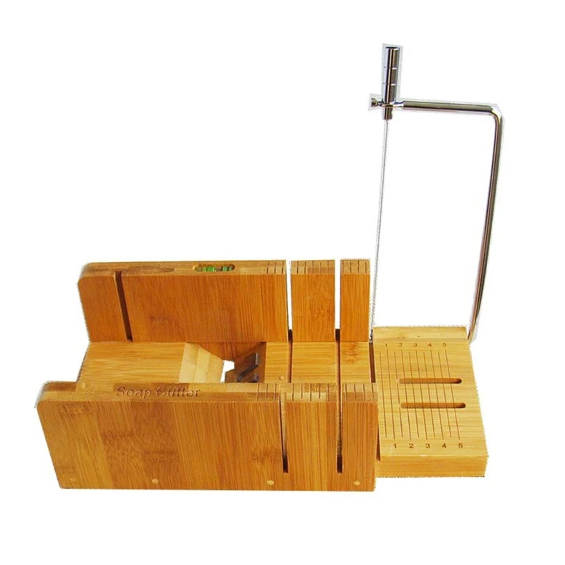Multi-function Practical Wooden Soap Cutter Loaf Mold Soap Making Cutting Tools with Soap Beveler Planer Wire Slicer DIY
Multi-function Practical Wooden Soap Cutter Loaf Mold Soap Making Cutting Tools with Soap Beveler Planer Wire Slicer DIY