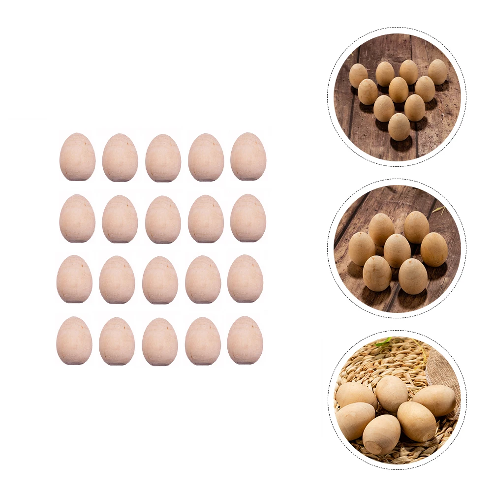 Необработанные пасхальные украшения для детей деревянные яйца сделай сам