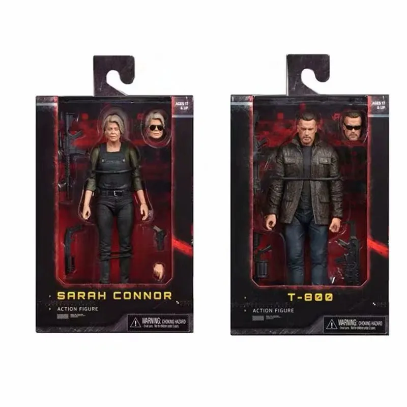 18 см NECA Терминатор T-800 Темный Fate Sarah Connor ПВХ фигурка лучший подарок на Рождество и