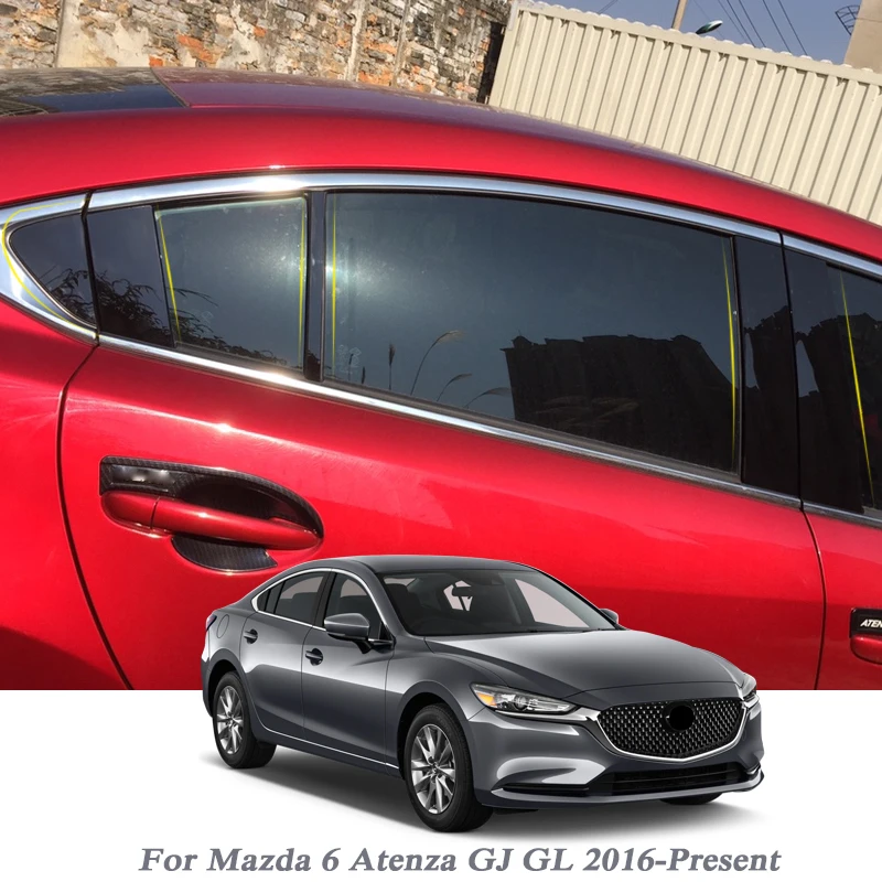10pcs Car Styling For Mazda 6 Atenza GJ GL 2016-Present Car Window Trim Sticker Middle Column Stickers PVC Auto Accessories
10pcs Car Styling For Mazda 6 Atenza GJ GL 2016-Present Car Window Trim Sticker Middle Column Stickers PVC Auto Accessories