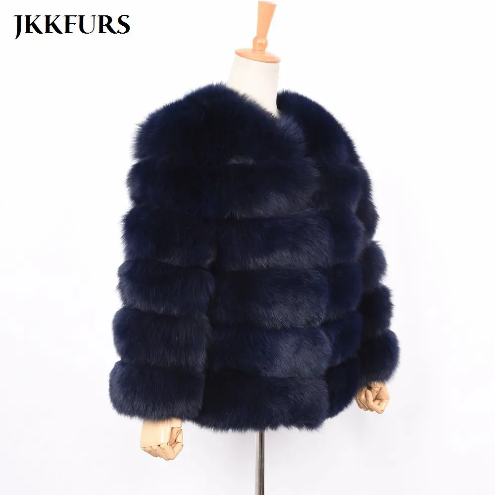 JKKFURS Women Winter Thick Warm Fox Fur Overcoat Real Natural Fox Fur Coats New Arrival Fluffy Fur Outerwear S7208A
JKKFURS Women Winter Thick Warm Fox Fur Overcoat Real Natural Fox Fur Coats New Arrival Fluffy Fur Outerwear S7208A