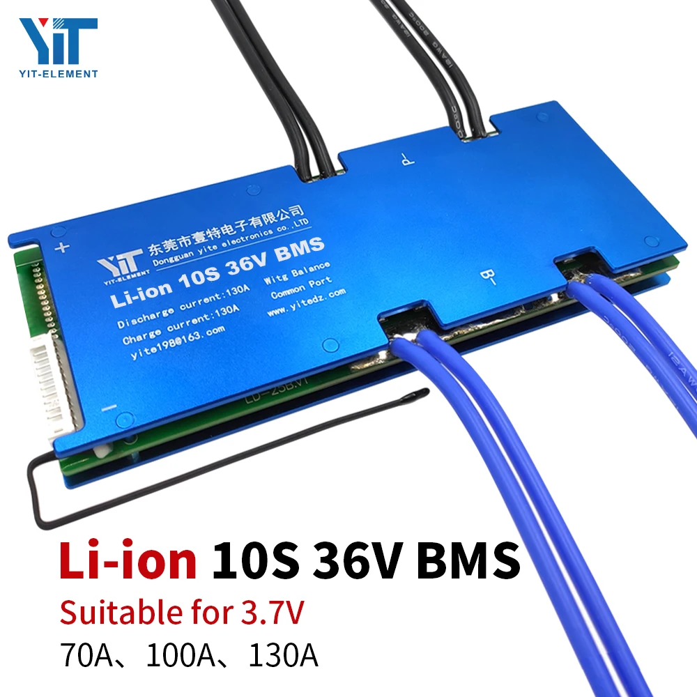 Li-ion 3.6V / 3.7V 10S 36V BMS electric scooter battery accessory protection board with balanced temperature control PCB
Li-ion 3.6V / 3.7V 10S 36V BMS electric scooter battery accessory protection board with balanced temperature control PCB