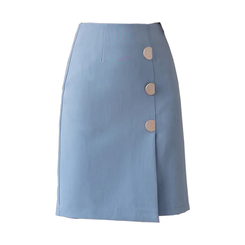 Fashion Women's Skirts 2021 Spring and Autumn New Hong Kong Style Retro Button Skirts High Waist Split A-line Skirt
Fashion Women's Skirts 2021 Spring and Autumn New Hong Kong Style Retro Button Skirts High Waist Split A-line Skirt
