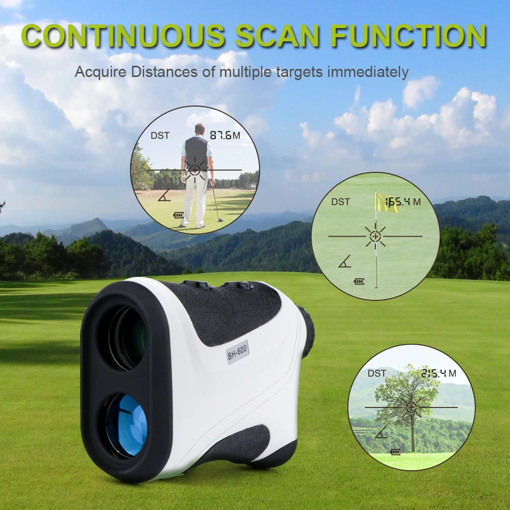 Bosean Golf Rangefinder with Slope adjust Flag-Lock with Jolt Vibrate 600M Laser Distance Meter Range Finder Telescope BH600S
Bosean Golf Rangefinder with Slope adjust Flag-Lock with Jolt Vibrate 600M Laser Distance Meter Range Finder Telescope BH600S