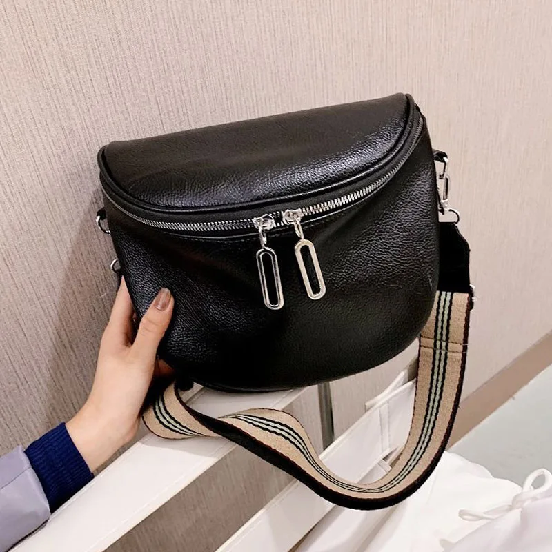 Fashion Wide Shoulder Strap Crossbody Bag Trend Texture Soft Banana Bags Women Luxury Designer Waist Bag Solid Color Chest Pack
Fashion Wide Shoulder Strap Crossbody Bag Trend Texture Soft Banana Bags Women Luxury Designer Waist Bag Solid Color Chest Pack