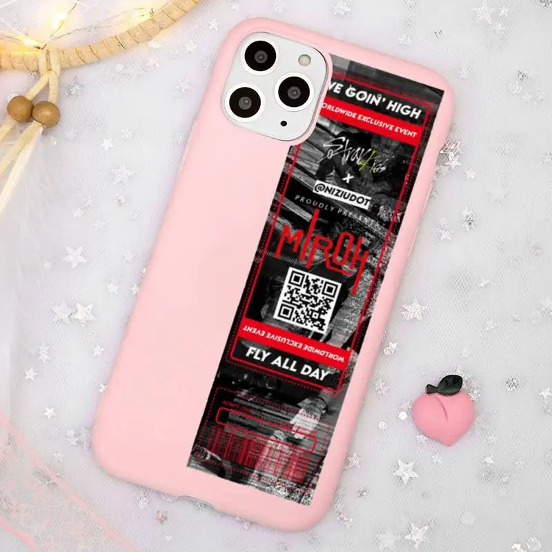 Stray Kids Air tickets Design Phone Case Candy Color Pink for iPhone 11 pro XS MAX 8 7 6 6S Plus X 5S SE 2020 XR
Stray Kids Air tickets Design Phone Case Candy Color Pink for iPhone 11 pro XS MAX 8 7 6 6S Plus X 5S SE 2020 XR