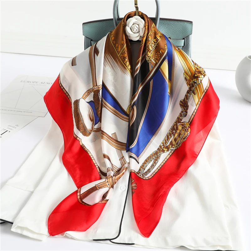 Design Print Silk Square Scarves Shawl Lady Wrap Hijab Neck Scarf Spring New Soft Large Headband Women Bandana Foulard New
Design Print Silk Square Scarves Shawl Lady Wrap Hijab Neck Scarf Spring New Soft Large Headband Women Bandana Foulard New