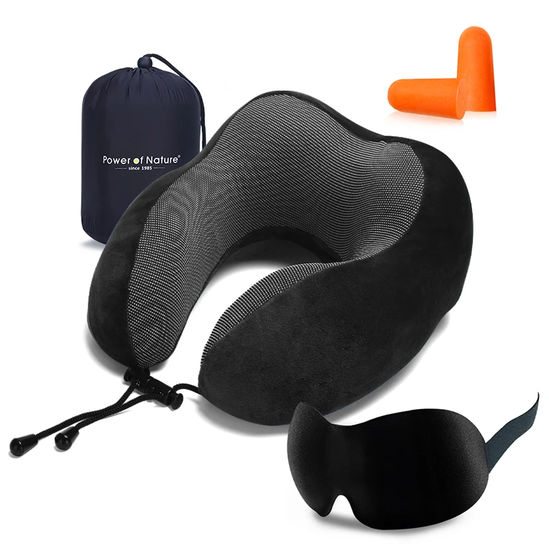 Contour Memory Foam Pillow Soft Slow Rebound Space Travel Pillow Solid Cervical Pillow Neck Healthcare With Eye Mask Earplugs
Contour Memory Foam Pillow Soft Slow Rebound Space Travel Pillow Solid Cervical Pillow Neck Healthcare With Eye Mask Earplugs