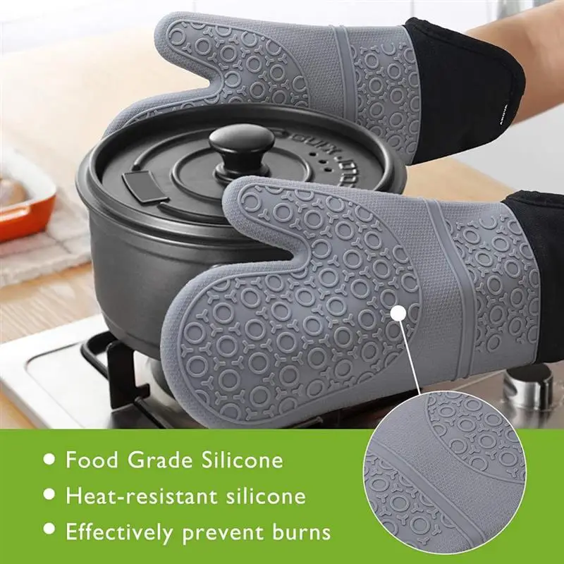 6pcs/set Microwave Gloves Kitchen Baking Cooking Pot Holders Silicone Cotton Heat Insulation Table Mats Potholders Pad Oven Mitt
6pcs/set Microwave Gloves Kitchen Baking Cooking Pot Holders Silicone Cotton Heat Insulation Table Mats Potholders Pad Oven Mitt