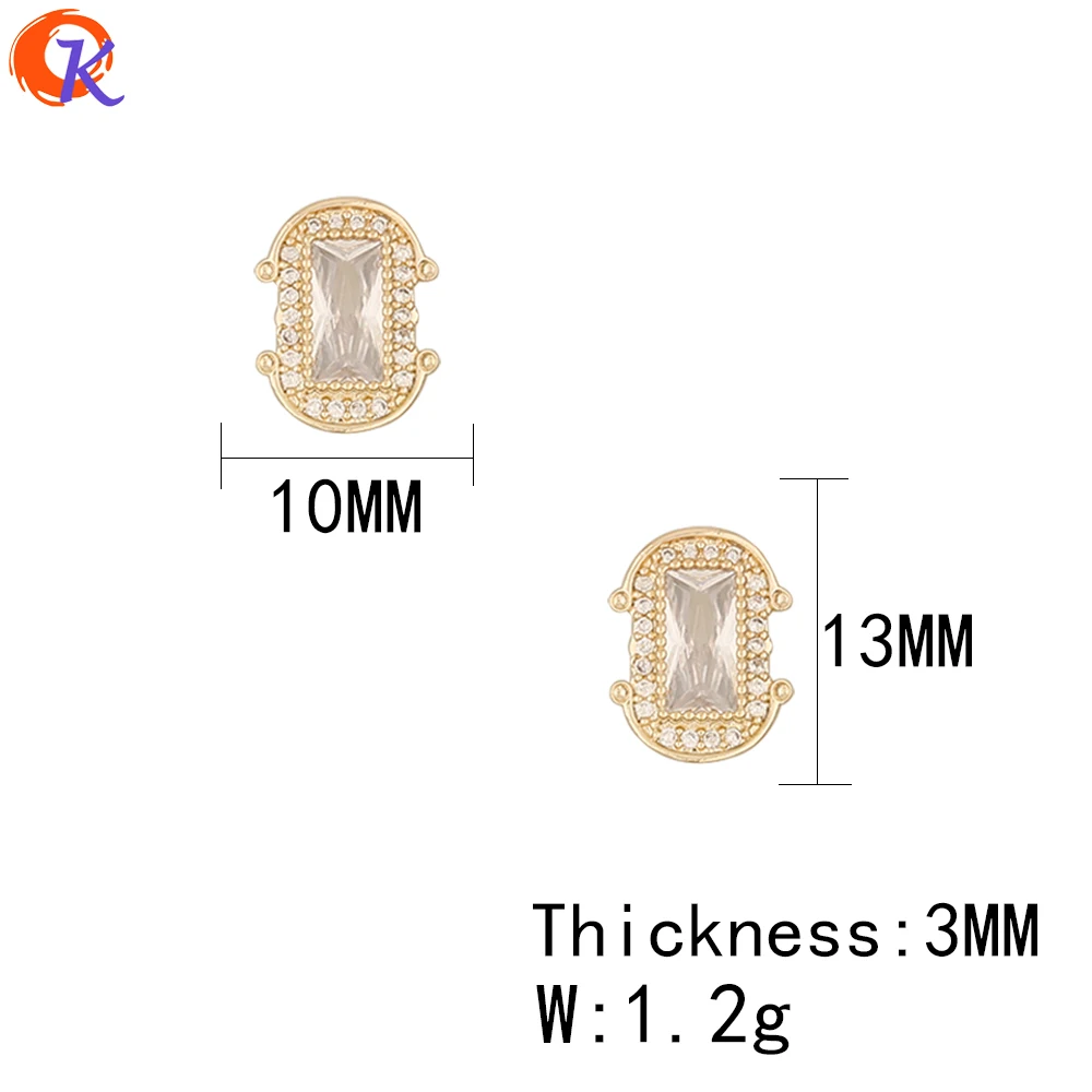 Cordial Design 30Pcs Jewelry Accessories/Decoration/Genuine Gold Plating/Cubic Zirconia Charms/Jewelry Findings/DIY Making 
Cordial Design 30Pcs Jewelry Accessories/Decoration/Genuine Gold Plating/Cubic Zirconia Charms/Jewelry Findings/DIY Making