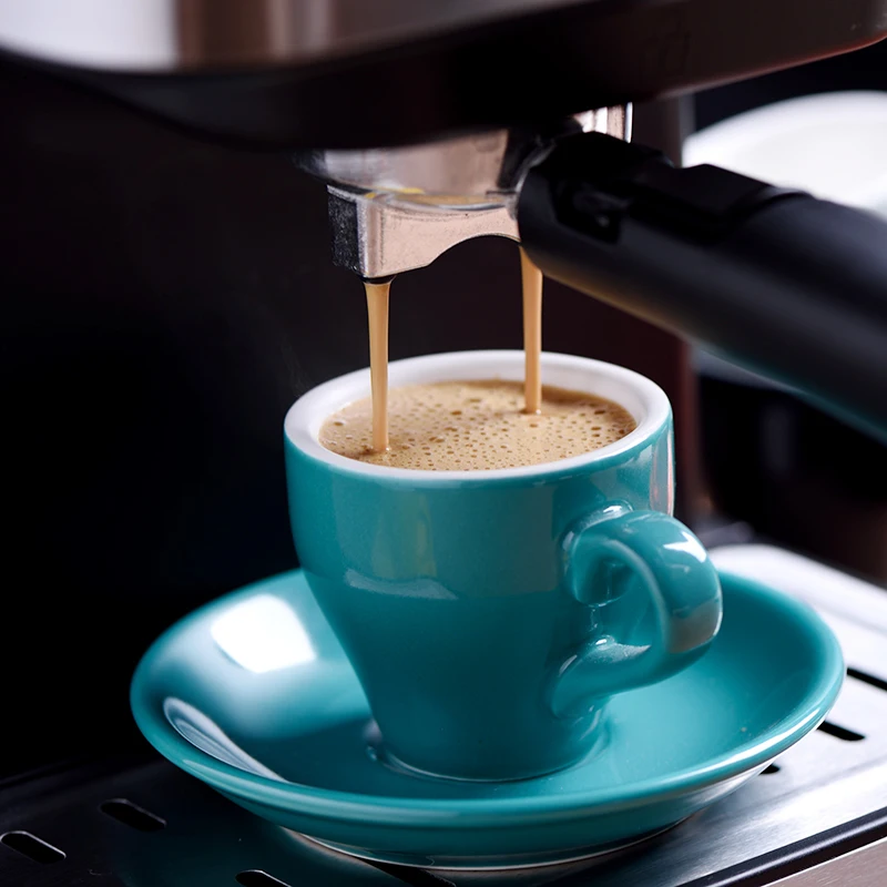 80cc Coloured Cheap Thick Ceramic Espresso Cups Saucer Set Cafe Household Caffe Latte Expresso Strong Coffee Mugs Tray Wholesale
80cc Coloured Cheap Thick Ceramic Espresso Cups Saucer Set Cafe Household Caffe Latte Expresso Strong Coffee Mugs Tray Wholesale