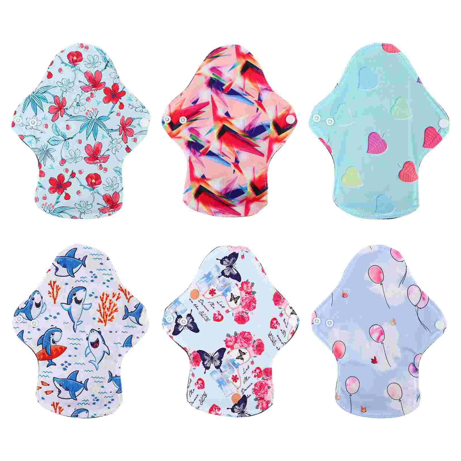 6pcs Female Reusable Pads Bamboo Charcoal Sanitary Pad Menstrual Pads with Bag
6pcs Female Reusable Pads Bamboo Charcoal Sanitary Pad Menstrual Pads with Bag