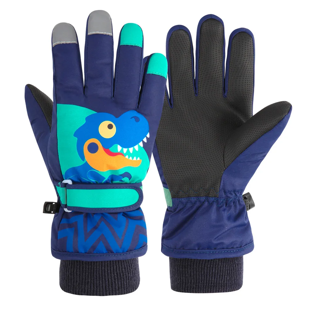 Kids Winter Warm Ski Gloves Cartoon Dinosaur Gloves Children's Cycling Gloves Outdoor Anti-skid Waterproof Thick Warm Equipment
Kids Winter Warm Ski Gloves Cartoon Dinosaur Gloves Children's Cycling Gloves Outdoor Anti-skid Waterproof Thick Warm Equipment