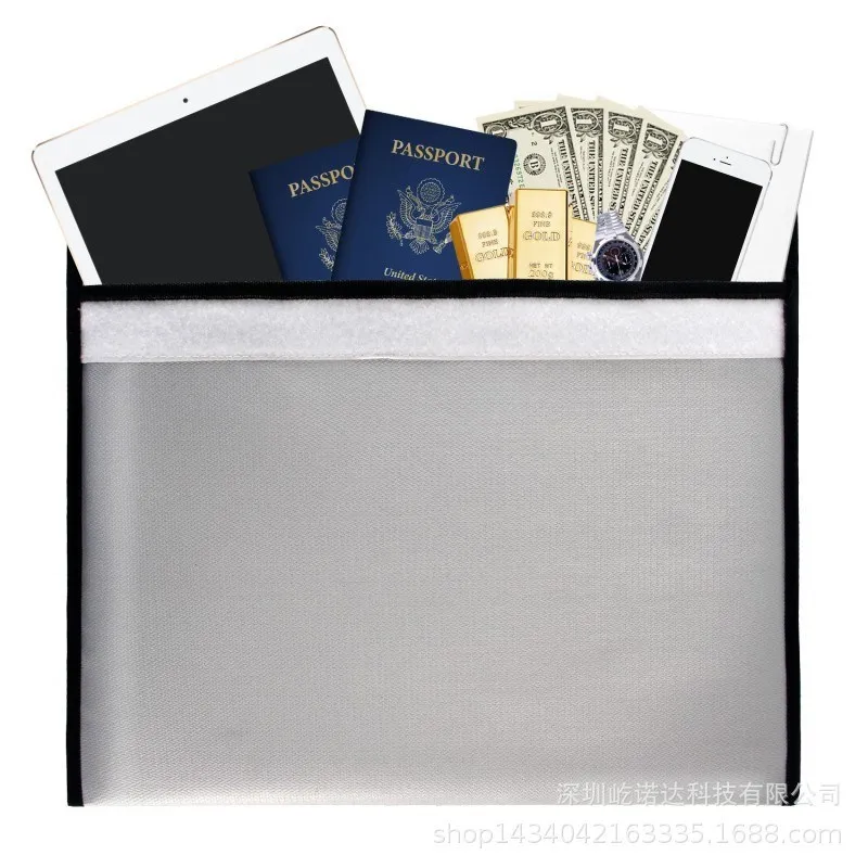 Fireproof and waterproof household safety fireproof bag precious metal bill file bag
Fireproof and waterproof household safety fireproof bag precious metal bill file bag
