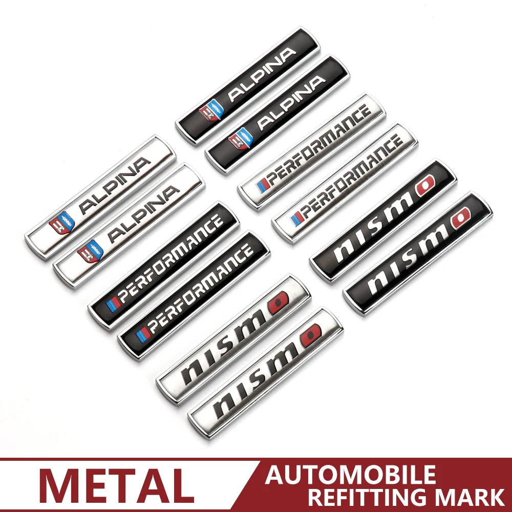 2PCS Car sticker rectangular style fender tail sticker For BMW ALPINA M PERFORMANCE NISSAN NISMO Auto Accessories
2PCS Car sticker rectangular style fender tail sticker For BMW ALPINA M PERFORMANCE NISSAN NISMO Auto Accessories