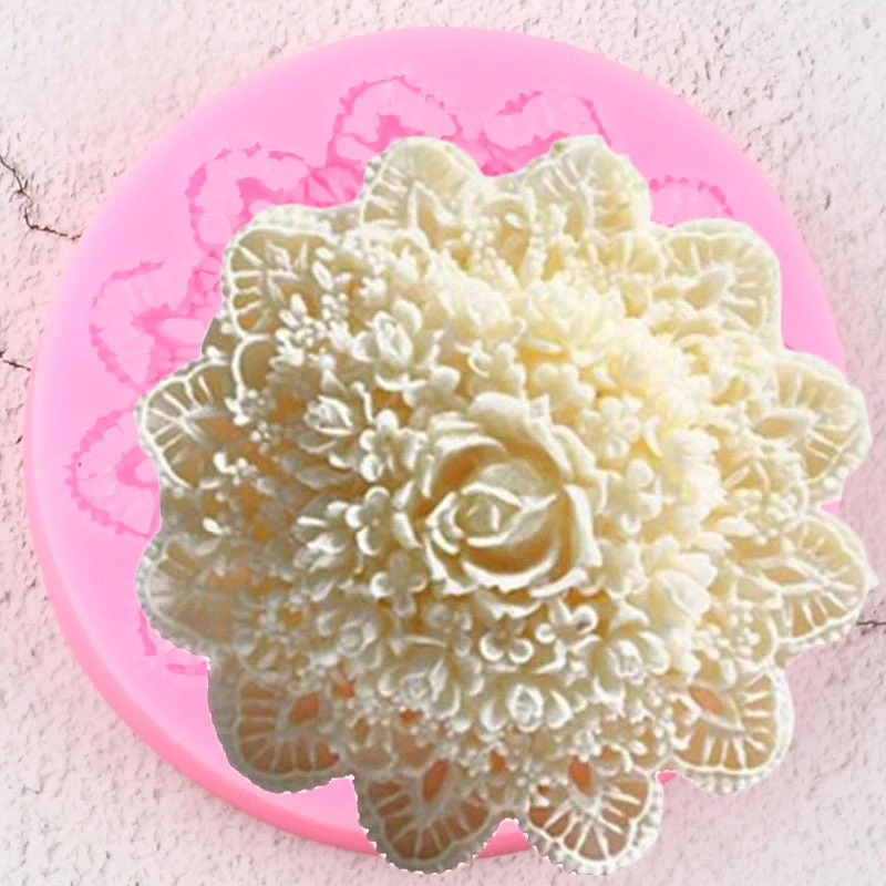 1pcs Rose Flower Lace Silicone Mold Wedding Fondant Cake Decorating Moulds Chocolate Candy Molds 3D Craft Soap Moulds
1pcs Rose Flower Lace Silicone Mold Wedding Fondant Cake Decorating Moulds Chocolate Candy Molds 3D Craft Soap Moulds