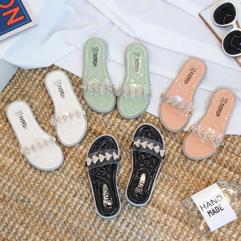 Girls Princess Slippers Summer Korean Casual Soft Rhinestone Non-slip Open Toe Children's Wild Outdoor Sandals Medium Big Kids
Girls Princess Slippers Summer Korean Casual Soft Rhinestone Non-slip Open Toe Children's Wild Outdoor Sandals Medium Big Kids