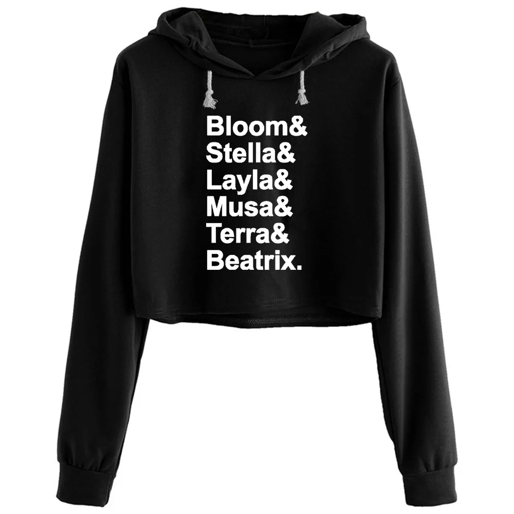 

Женские корейские худи Bloom Stella Layla Musa Terra betrix Y2k Kawaii Goth, пуловер для девочек