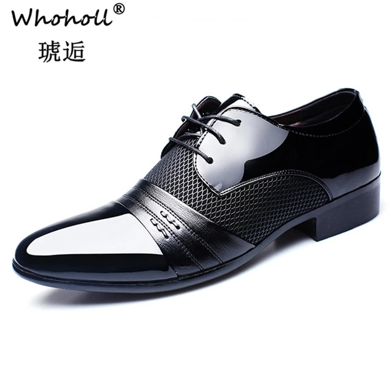 Whoholl 2020 Leather Casual Men Shoes Fashion Men Flats Pointed Toe Comfortable Office Men Dress Shoes British Style Lace-Up 48
Whoholl 2020 Leather Casual Men Shoes Fashion Men Flats Pointed Toe Comfortable Office Men Dress Shoes British Style Lace-Up 48