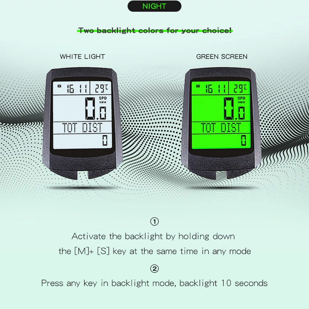 Bicycle Computer Multifunctional Multilingual Bike Odometer Digital Display Wireless Waterproof Bicycle Speedometer
Bicycle Computer Multifunctional Multilingual Bike Odometer Digital Display Wireless Waterproof Bicycle Speedometer