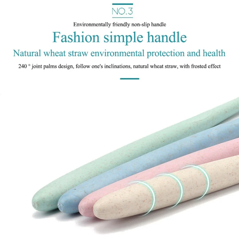 Single Wheat Straw Toothbrush Comfortable Small Head Bamboo Charcoal Soft Toothbrush Oral Hygiene Product
Single Wheat Straw Toothbrush Comfortable Small Head Bamboo Charcoal Soft Toothbrush Oral Hygiene Product