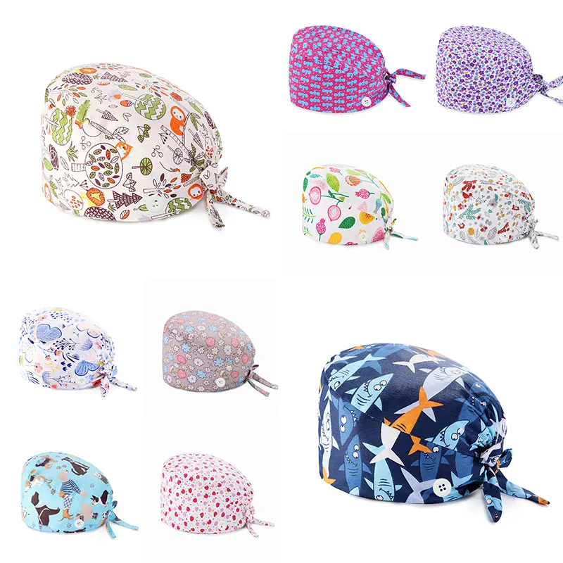 New Unisex Print Nurse Hat Adjustable Nurse Doctor Working Caps Pure Cotton With Sweatband For Beauty Salon Care Pet Shop Hats
New Unisex Print Nurse Hat Adjustable Nurse Doctor Working Caps Pure Cotton With Sweatband For Beauty Salon Care Pet Shop Hats